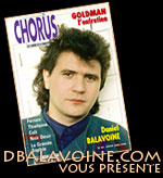 Daniel Balavoine dans le Magazine Chorus