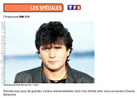 Daniel Balavoine sur TF1